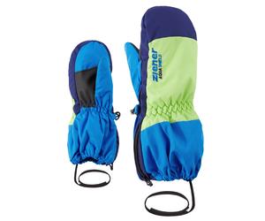 Fäustlinge ZIENER "LEVI-Z AS glove mini", Baby, Gr. 1, blau (persian blau), Polyester, Handschuhe Fäustlinge (61418003-1) persian blau