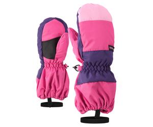 Fäustlinge ZIENER "LIWI-Z AS glove mini", Baby, Gr. 3, rosa (pop pink), Polyester, Handschuhe Fäustlinge (29472406-3) pop pink