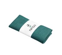 FAFIGO "Fra Amando", Einstecktuch aus Leinen in Petrolgrün