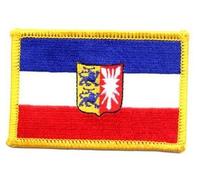 FahnenMax Flaggen Aufnäher Patch Schleswig - Holstein Wappen NEU