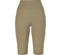 Urban Classics Damen Radlerhose Bio-Stretch-Jersey – Khaki – Größe S