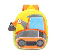 Fahrzeug Kinderrucksack,Technisches Fahrzeug Serie Kindergartenrucksack,Mini Kindergarten Rucksack für 2-5 Jährige Kindergarten Junge und Mädchen (Bagger)