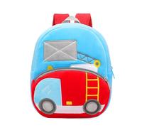 Fahrzeug Kinderrucksack,Technisches Fahrzeug Serie Kindergartenrucksack,Mini Kindergarten Rucksack für 2-5 Jährige Kindergarten Junge und Mädchen (Leiterwagen)