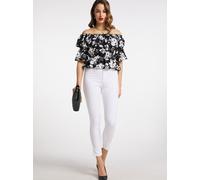 Faina Carmenbluse Damen schwarz, XS