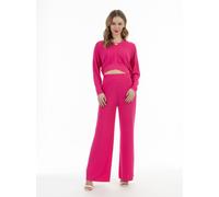 Faina Cropped Langarm-Shirt Damen pink, M