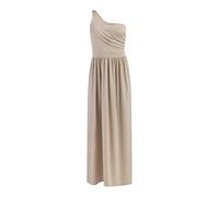 faina Damen One-Shoulder Maxikleid 19227027-FA01, Creme, XL