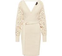 faina Damen Strickkleid imane Casual Dress, Champagner, XS-S