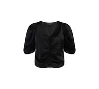 Faina Drapiertes Top Damen schwarz XS