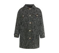 Faina Hemdjacke Damen schwarz weiss kariert M