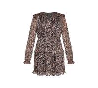 Faina Kleid Damen Schwarz Mehrfarbig S