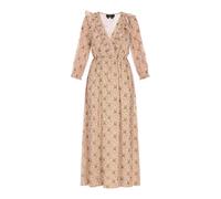 Faina Kleid Frauen beige mehrfarbig M