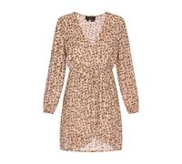 Faina Kleid Frauen beige mehrfarbig M
