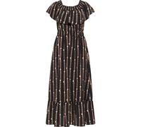 Faina Maxikleid mit Allover-Print Damen schwarz S