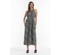 Faina Maxikleid mit Leoprint Damen mehrfarbig, S