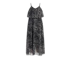 Faina Maxikleid mit Schlangen-Print Damen schwarz schlange S