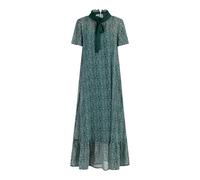 Faina Midikleid aus Chiffon Damen Grün Weiss S