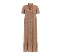 Faina Midikleid aus Chiffon Damen Kamel Weiss S