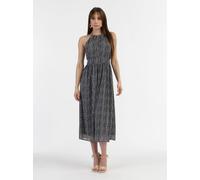 Faina Midikleid aus Chiffon Damen schwarz, M