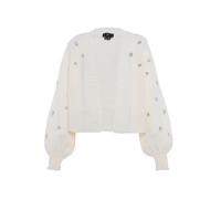 Faina Strasssteine Damen Wollweiß M/L