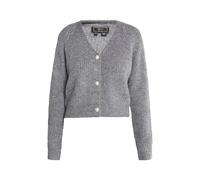 Faina Strickjacke Damen Grau Melange Silber M/L