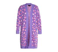 Faina Strickjacke Damen Lila Mehrfarbig M/L