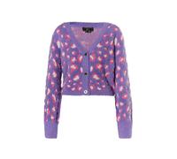 Faina Strickjacke Damen Lila Mehrfarbig XL/2XL