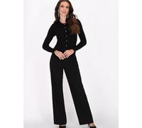Faina Strickjacke Damen Viskose schwarz, M/L