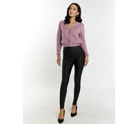 Faina Strickjacke mit Perlen Damen lila, XL/XXL