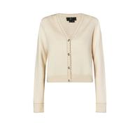 Faina Strickjacke mit Perlen Damen Wollweiß XL/2XL