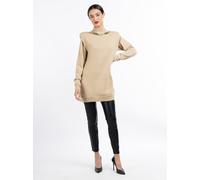 Faina Strickkleid Damen beige, XL/XXL