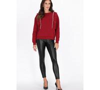 Faina Sweatshirt Damen bordeaux, XS