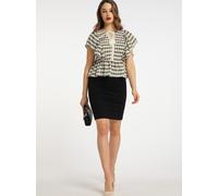 Faina Tunika kurzarm Damen weiß, XS