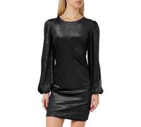 faina Women's Mini Langarmkleid Dress, Schwarz, S