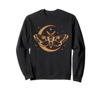 Fairy Grunge Moth Skull Fairycore Boho Vintage Sweatshirt