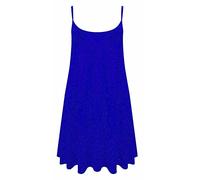 FAIRY TRENDZ LTD Damen Kleid mit Trägern, ärmellos, Größe 36-54, königsblau, 50-52