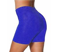 FAIRY TRENDZ LTD Damen-Slip-Shorts, bequeme kurze Hose, ultraweich, nahtlos, langer Slip für unter Kleidern, Leggings und Yoga-Sport, königsblau, 38-40