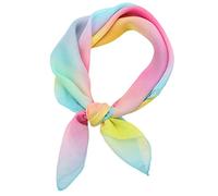 FAIRYGATE Chiffon Seidentücher Satin Bandana Seidentuch Halstuch Haartuch Vierecktuch Seide Damen Tuch Seiden Nickituch Tücher Hals Kopftuch Damen DA2624