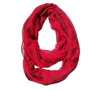 FAIRYGATE Damen Loop Schal mit abstraktem Blumen Muster Schlauchschal mehrfarbig bunt Tuch Schals & Tücher für Damen 55016