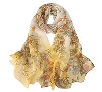 FAIRYGATE Halstuch Damen Seide Chiffon Georgette Abendstola Weiche Stola für kühle Tage Hochzeit Abendkleid Abiballkleid 51033