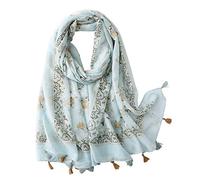 FAIRYGATE Schal Damen Grün Seidenweich und Federleicht Stola Eleganter Halstuch Premium Polyester Tuch Pflegeleichtes Schaltuch Schals & Tücher für Frauen 18231