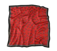 FAIRYGATE Schal Rot Damen Bandana Halstuch Seidentuch Paisley Drucken Tuch Schal Kopftuch Multifunktion Unisex Biker 21233