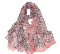 FAIRYGATE Schals für Damen Seidentuch Tuch Damen Chiffon Seidenschals Eleganter Modischer Weicher Leichter Loop Damenschal Seidentuch Langer Geeignet für Alle Jahreszeiten 62020