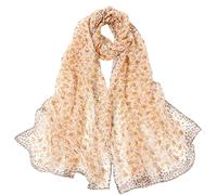 FAIRYGATE Seidenschal Damen 100% Seide Stola für Abendkleid Hochzeit Seide Schal Halstuch Festlich Braut 62006