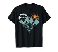 Faith Can Move Mountains Christian Floral Mountain Flower T-Shirt