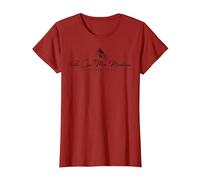 Faith Can Move Mountains Matthew 17:20 Bible Quote Christian T-Shirt, Damen, Cranberry, M
