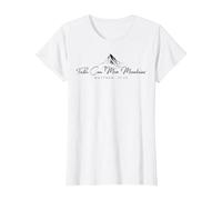 Faith Can Move Mountains Matthew 17:20 Bible Quote Christian T-Shirt, Damen, Weiß, XXL