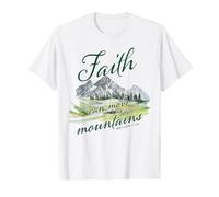 Faith Can Move Mountains - Matthew 17:20 Women Girls Nature Preisgünstiges Grafik-T-Shirt