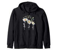 Faith Hope Love Christian Daisy Butterfly Christ Grafik Kapuzenjacke