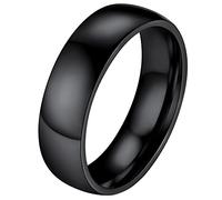 FaithHeart Damen Mädchen Midi Knöchelring 6mm Stacking Bandring hochgepoliert Kuckle Fingerring Damenring Ehering Paarring für Valentinstag Geburtstag