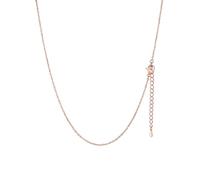 FaithHeart Rosegold Kette Damen Halskette Edelstahlkette 40CM Rolokette 1,4MM breit Kette Gliederkette Ohne Anhänger Freundschaftskette Schmuck Accessoires